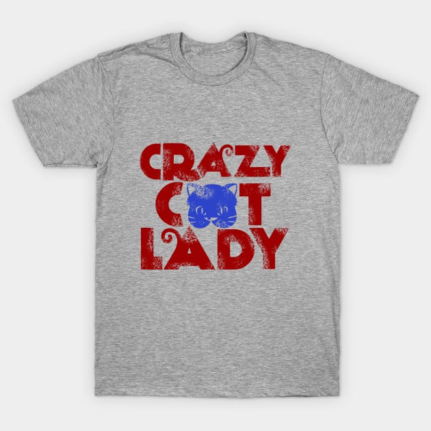 crazy cat lady T-Shirt by calvingariz